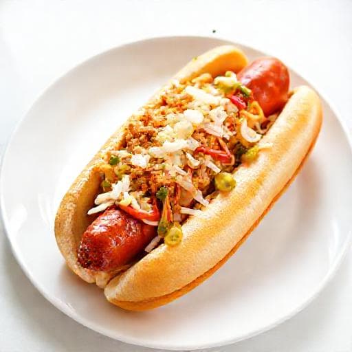 Klassisk Dansk Hotdog med det Hele