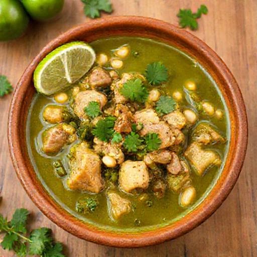 Chili Verde med Svinekød