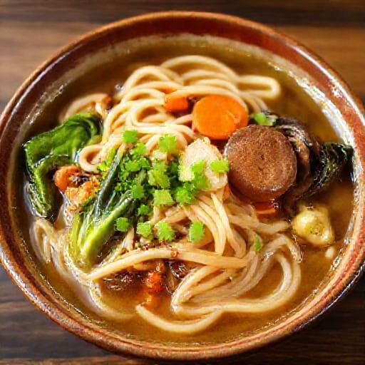 Klassisk Udon med Grøntsager