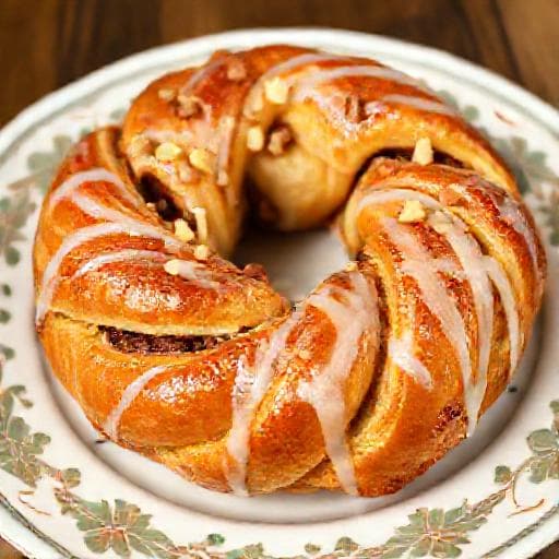 Kringle med Kanelremonce og Glasur