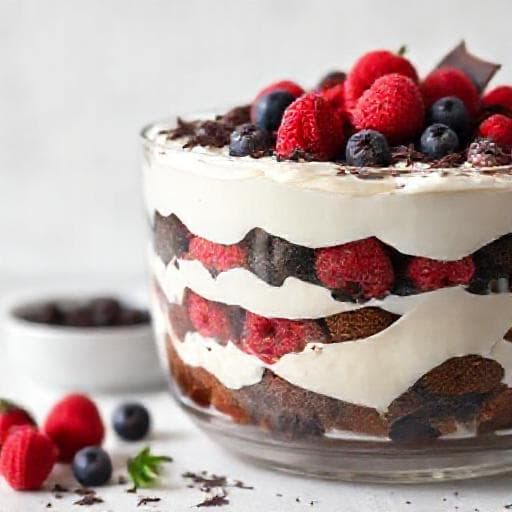 Sønderjysk Brødtorte med Bær og Chokolade