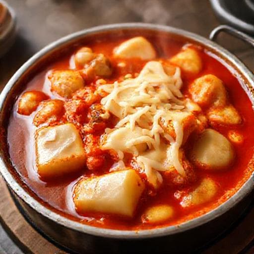 간편 치즈 즉석떡볶이