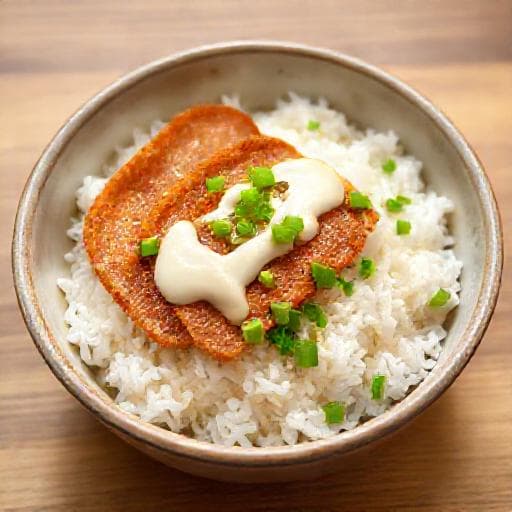 간단 스팸마요덮밥