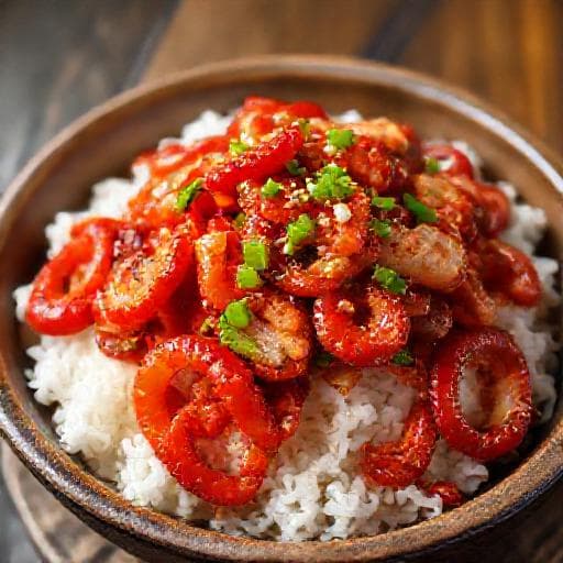 정통 낙지덮밥