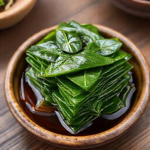 전통 깻잎장아찌