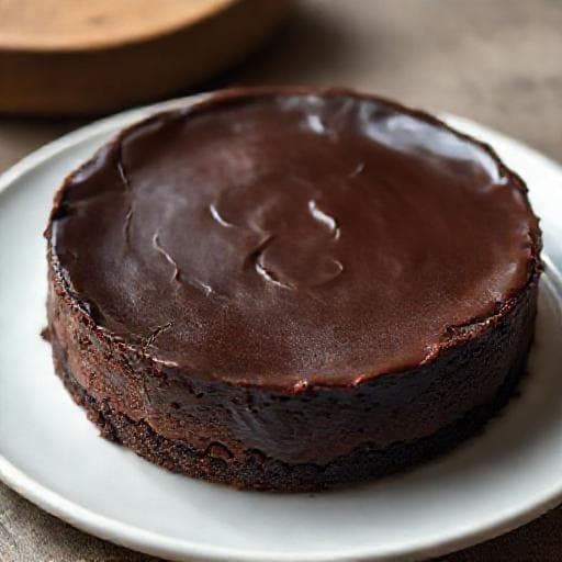 Cheesecake Basco com Chocolate Amargo