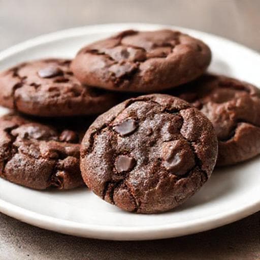 Cookie Rápido de Chocolate na Air Fryer