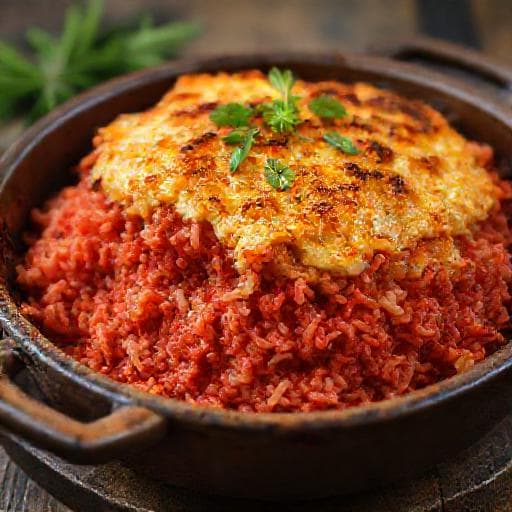Arroz de Lampreia com Arroz de Forno