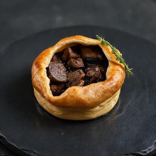 Empada de Pato com Cogumelos e Vinho do Porto
