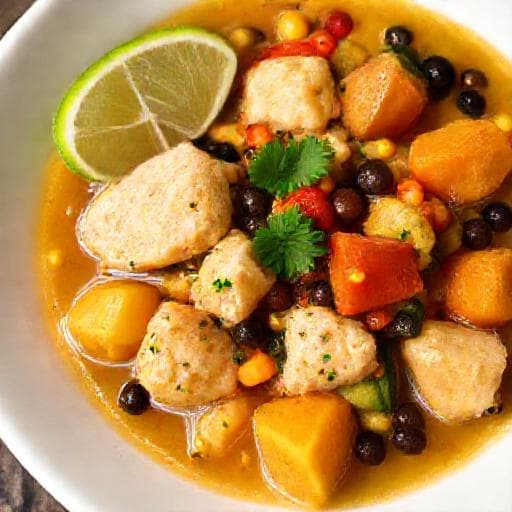 Cachupa de Peixe com Legumes