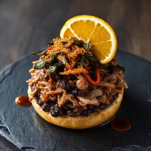 Cachorro-Quente de Feijoada Gourmet com Couve Crocante