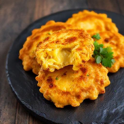 Pastéis de Milho com Queijo e Pimenta