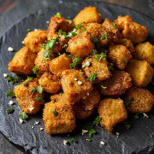 Matabala Frita com Ervas e Alho