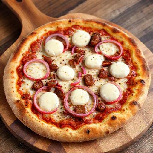 Pizza Calabresa com Catupiry