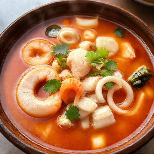 Tom Yum Talay (Tom Yum com Frutos do Mar)