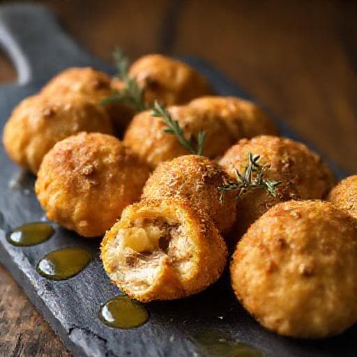 Croquetes de Alheira com Maçã e Noz