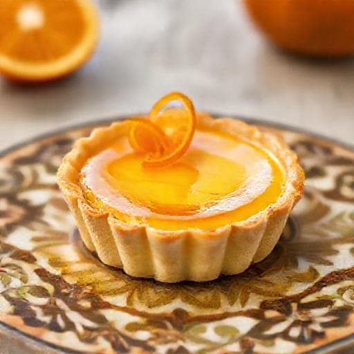 Pastel de Nata com Toque de Laranja