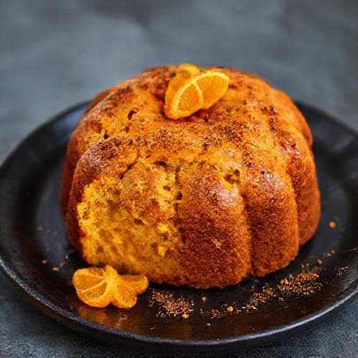 Bolo de Laranja Inteira com Especiarias