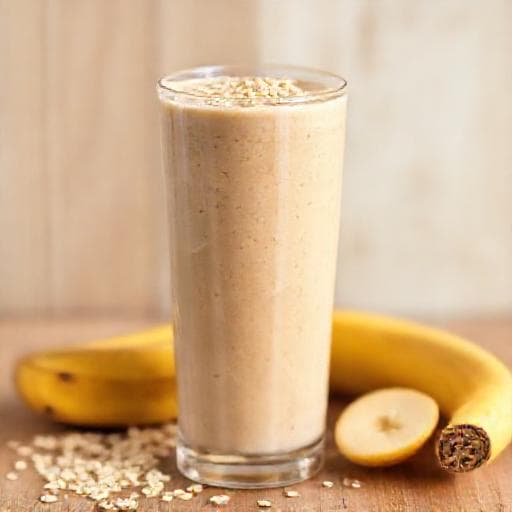 Vitamina de Banana Rápida com Aveia