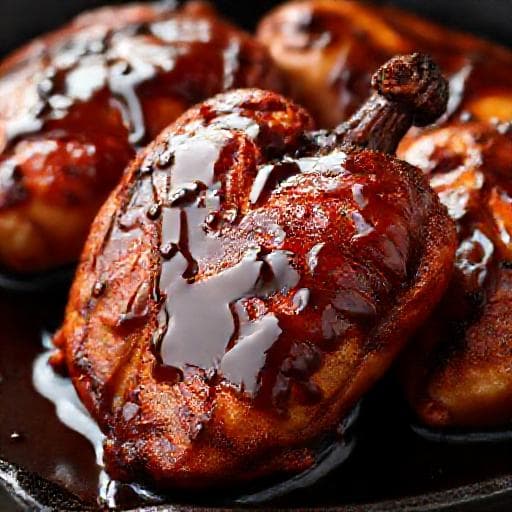 Coração de Frango na Churrasqueira com Molho Barbecue Caseiro
