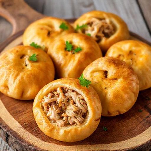 Esfiha Aberta de Frango Tradicional