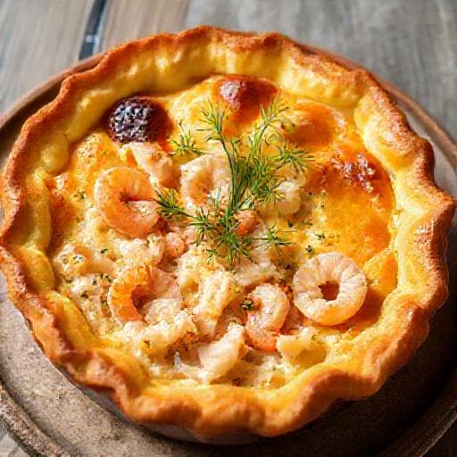 Torta Capixaba com Camarão e Siri
