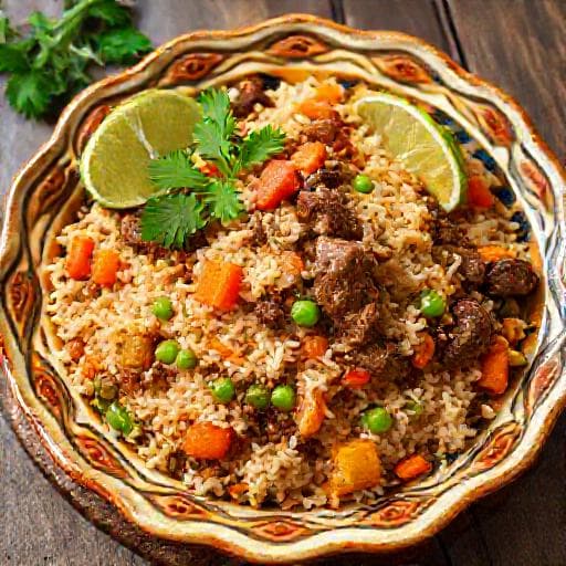 Arroz de Hauçá com Legumes