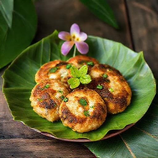 Bolinho de Piracuí com Tucupi e Jambu