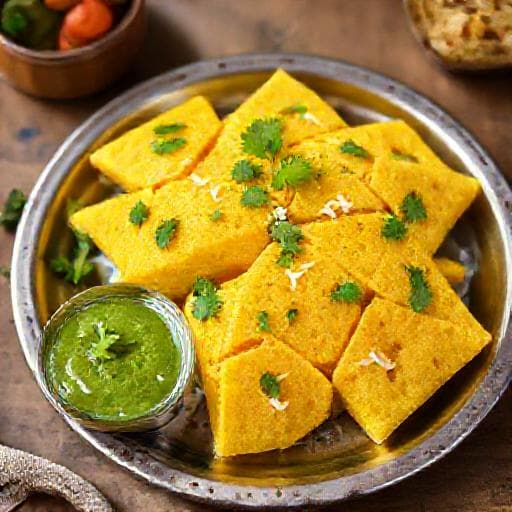 पारंपरिक बेसन ढोकला