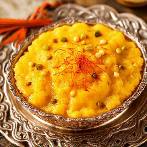 केसर पिस्ता सूजी हलवा