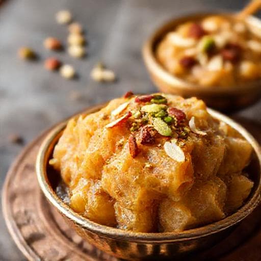 पारंपरिक आटे का हलवा
