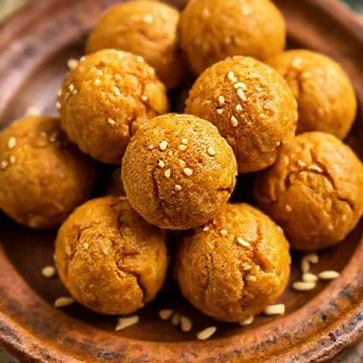 पारंपरिक तिल के लड्डू
