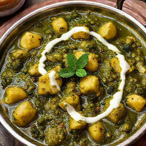 पालक आलू की सब्ज़ी (पंजाबी स्टाइल)