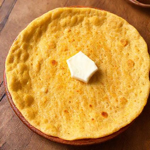 पारंपरिक मक्के की रोटी