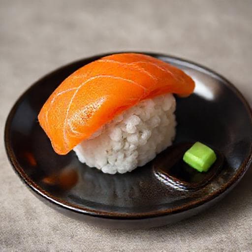 Klassinen lohisushi (Nigiri)