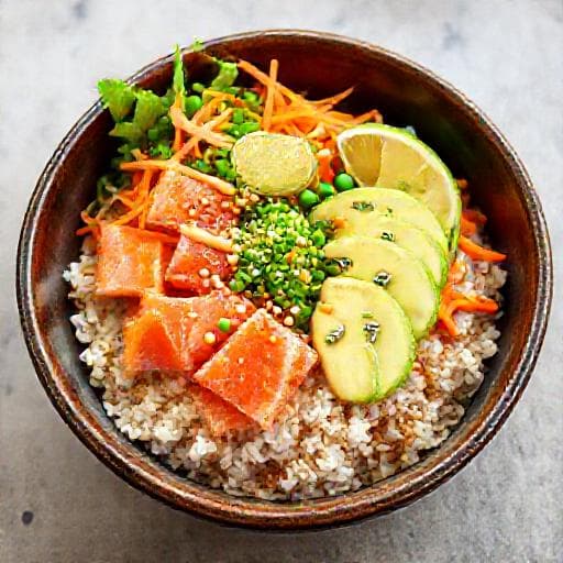 Lohisushi Poke Bowl -tyyliin