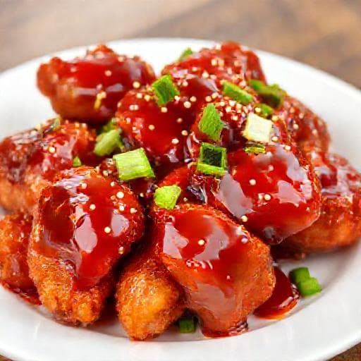 Klassinen Korealainen Friteerattu Kana (Yangnyeom Chicken)