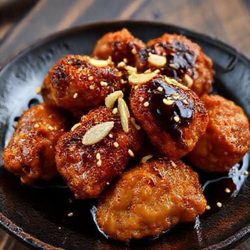 Korealainen Friteerattu Kana Soijakastike-Inkiväärillä (Ganjang Chicken)