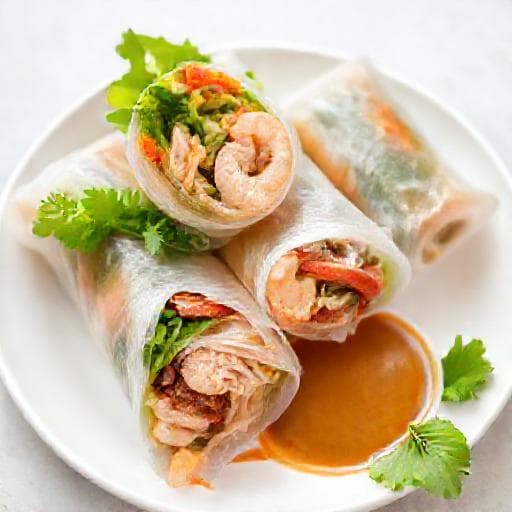 Perinteiset Vietnamilaiset Kesärullat (Gỏi Cuốn)