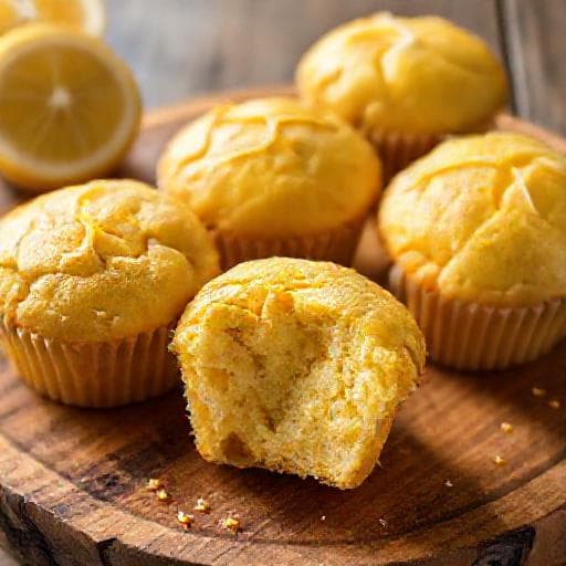 Hızlı Limonlu Muffin