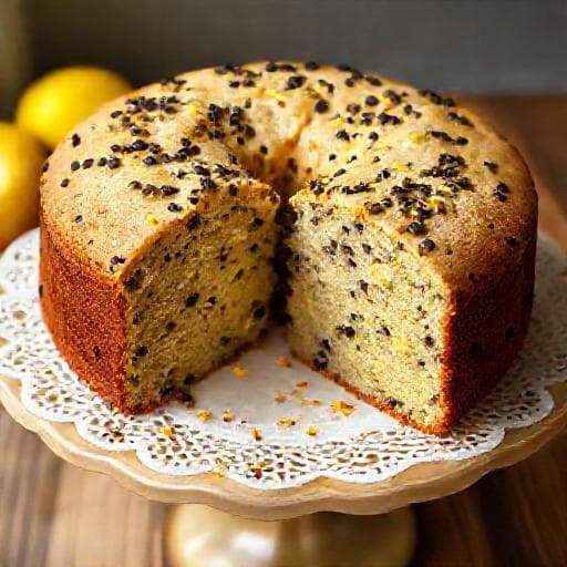 Limonlu ve Haşhaşlı Kek