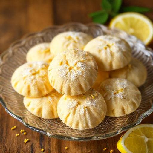Limonlu Un Kurabiyesi