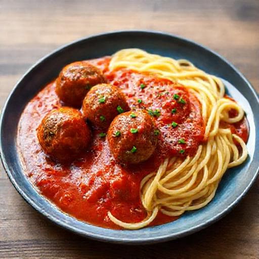 Snelle Balletjes in Tomatensaus