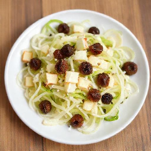Snelle Witlofsalade met Appel en Rozijnen