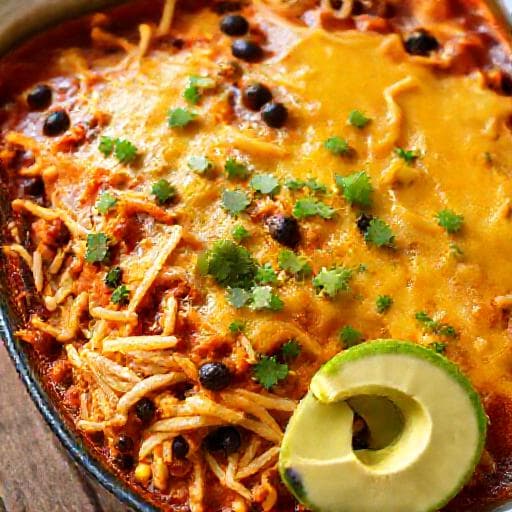 Snelle Kip Enchilada Schotel