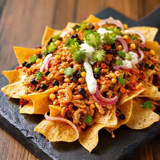 Nacho's met Kaas en Pittige Kip
