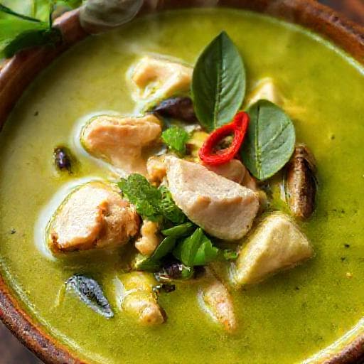 Klassieke Thaise Groene Curry (Gaeng Keow Wan)