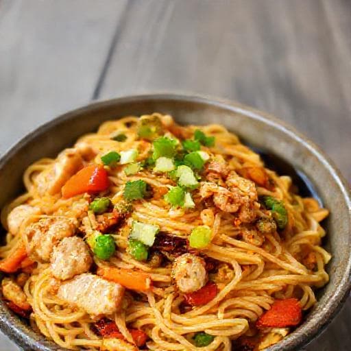 Snelle Bami met Kip