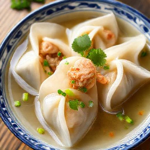 Snelle Varkensvlees Wontons