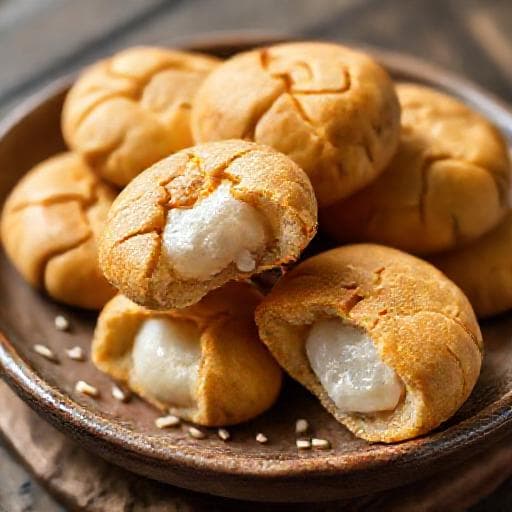 Bánh Cookie Nhân Mochi Truyền Thống